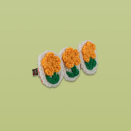 Hair Clip – Yellow Flowers