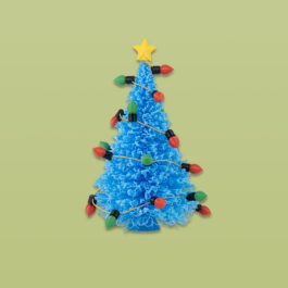 Christmas Tree with Light and Topper